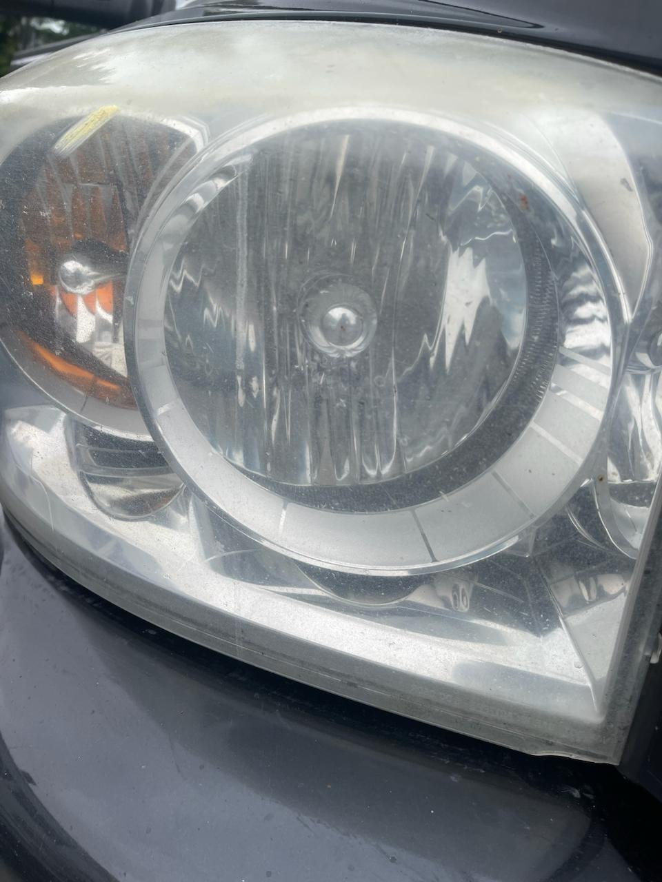 Before Headlight Restoration